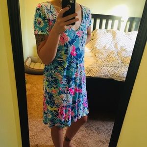 SOLD Lilly Pulitzer jessica dress multi dive in